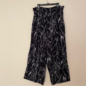 SHEIN Curve | Women’s Graphic Print Wide Leg Pants | Size 1XL